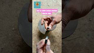 How to solder broken overflow injector pipe shorts trending viralvideo automobile easy coment [upl. by Chor]