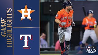 Astros vs Rangers ALCS Game 5 Highlights 102023  MLB Highlights [upl. by Aneek464]