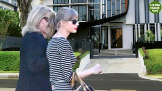 Taylor Swift Visits Her Mothers Childhood Home in Singapore [upl. by Eittap]