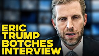 Trump Sends His Idiot Son Eric To Clean Up His Mess On Fox News [upl. by Esilahs]