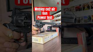 Webley 6 inch co2 air revolver power test webleyrevolver co2airgun airgun airguninindia webley [upl. by Sylram]