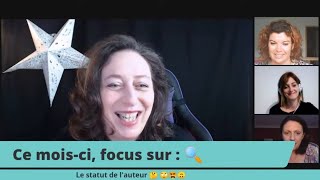 Quel statut pour lauteur  Live AMAI n°4 [upl. by Lewert]