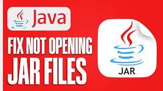 How To Fix Java Not Opening Jar Files  Full Tutorial [upl. by Yetah966]