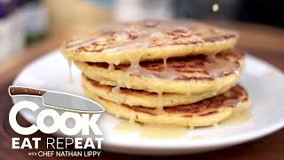 Easy Breakfast Johnny Cakes  Cook Eat Repeat  Blackstone Griddles [upl. by Neil423]