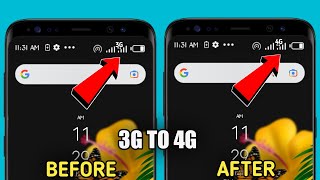 How To Convert 3G To 4G Network On AndroidWithout Root  Change 3G To 4G [upl. by Akinyt3]