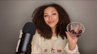 ASMR chill rambling amp eating snacks soft spoken [upl. by Ariajaj48]