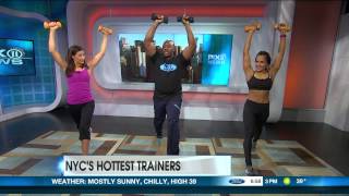 PIX11 Morning News Lisa Mateo with NYC Hottest Trainer Tyesha Roman [upl. by Eniamahs426]