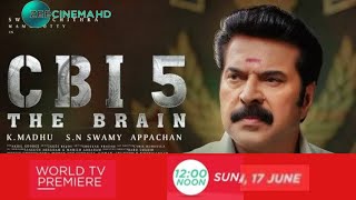 CBI 5 The Brain Full Movie Hindi Dubbed Confirm Release Date Mammootty New Movie [upl. by Edlihtam]