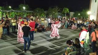 Rueda de cumbia Baile de la reina del carnaval de Sabanagrande 2020 [upl. by Helsie855]