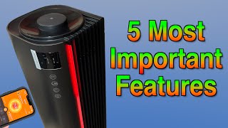 Smart Space Heater Quick Review  5 Best Features of GoveeLife Smart Space Heater Pro [upl. by Liryc964]