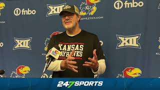 Jeff Grimes previews Kansas trip to face BYU [upl. by Jefferey]