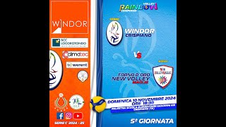 WINDOR CRISPIANO VS FORNO DORO NEW VOLLEY MAGLIE [upl. by Lajet]