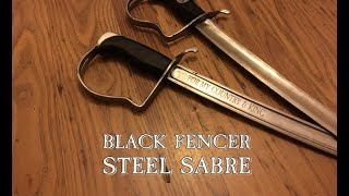 Black Fencer Steel Generation 1796 Infantry Sabre  Review [upl. by Tallbot762]