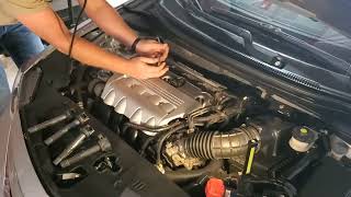 EZ Honda K24 Spark Plug Replacement How To DIY [upl. by Einalam]