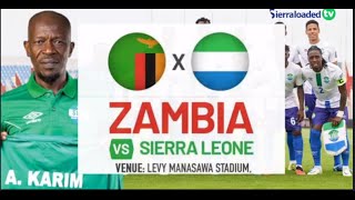 ZAMBIA VS SIERRA LEONE replay [upl. by Leirej]