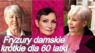 Piękne pomysły 🌺 na fryzury damskie krótkie dla 60 latki  lato 2019 [upl. by Anig]