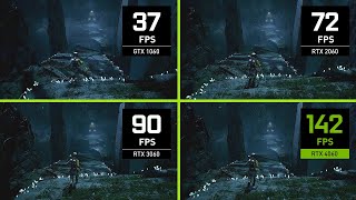 GeForce RTX 4060  Ray Tracing Performance vs RTX 3060 RTX 2060 and GTX 1060 [upl. by Anauqal]