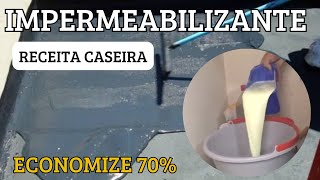 COMO FAZER IMPERMEABILIZANTE RECEITA CASEIRA ECONOMIZE 70 [upl. by Enirac331]