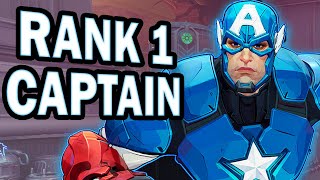 Why I am the RANK 1 CAPTAIN AMERICA  Marvel Rivals [upl. by Eejan]