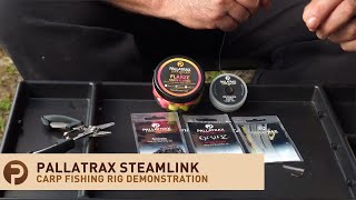 How To Tie A Pallatrax Steamlink  The Best Carp Fishing Rig [upl. by Yuht]