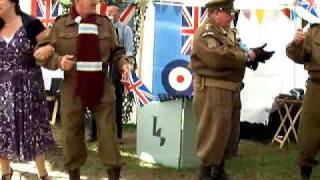 1940s reenactors and quotDads Armyquot tribute perform songs of the 1940s [upl. by Flann]