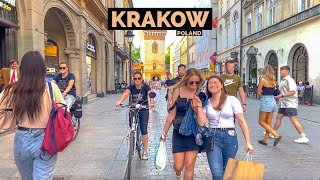 Krakow Poland 🇵🇱  May 2022  Summer 🌞 Walking Tour 4KHDR ▶63 min [upl. by Daggett162]