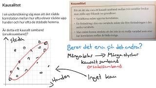 Matematik 2 KORRELATION OCH KAUSALITET [upl. by Isa]