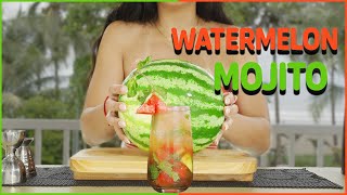 YOU Gotta Try Her Watermelon Mojito Its a GAME CHANGER  Tiki Bar ASMR Cocktail 🍉🍹 [upl. by Gove]