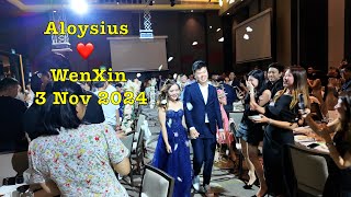 Aloysius amp WenXin Wedding Banquet 3 Nov 2024 wedding banquet lunch [upl. by Amena]