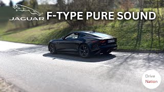 PURE SOUND 2018 V6 Jaguar FType  FULL Acceleration  V6 Supercharched  4K [upl. by Oironoh]