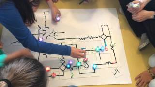 Ozobots am Zukunftstag 2015 der Projektschule Goldau [upl. by Neyuh808]