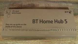 Unboxing of the BT Home Hub 5 router [upl. by Kela]