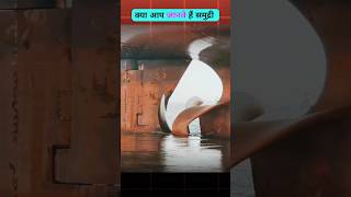 प्रोपेलर में कटर क्यो  Cutter in ship propeller [upl. by Ellinad]