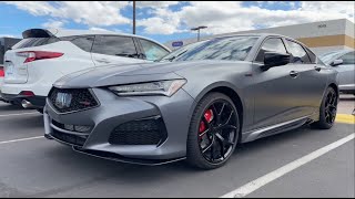 We have the limitededition Matte Gotham Gray Acura TLX Type S PMC Edition available for sale [upl. by Selie]