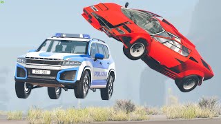 Out Of Control Crashes  BeamNG Drive Crashes [upl. by Amuwkuhc]