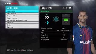 PES 18 CREATE SEYDOU KEITA [upl. by Ffej]