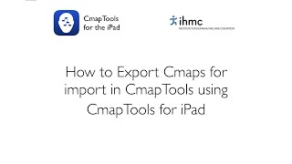 CmapTools for iPad Exporting Cmaps for Importing into CmapTools [upl. by Dorej]