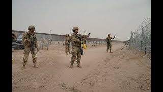 Texas National Guard Preparing For Potential Rush Of Migrants At The Southern Border [upl. by Parik410]