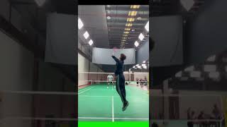 When you are ambidextrous and like to play badminton❤️ 1million badminton badmintonplayer [upl. by Lovich]