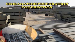 segregation amp preparation of structural steel materials prior for erection [upl. by Quiteris]