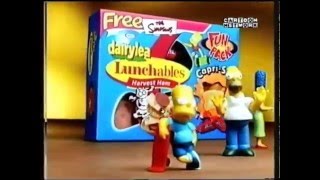 Dairylea Lunchables Simpsons UK 2000 Advert [upl. by Mok]