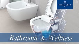 DirectFlush  Rimless Toilet  Villeroy amp Boch [upl. by Kalie]