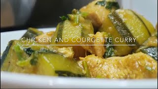 Chicken and Courgette curry  Simple recipe  khalavlogs [upl. by Alysia]