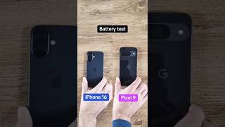 Iphone 16 vs Pixel 9 Battery Test 😱 shorts iphone16pro pixel9 [upl. by Anivahs]