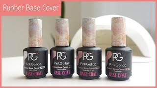 New Pink Gellac Rubber Base Cover Gel Polish [upl. by Aniuqahs]