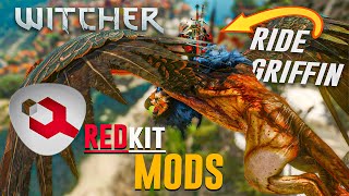 The Witcher 3 REDkit Mods Showcase  Installation Guide  Fly on Griffins [upl. by Odicalp]