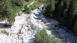 Unwetterschäden vom 28 082023 Kötschachtal  Prossau [upl. by Eevets]