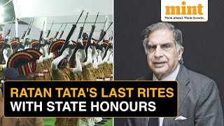 Ratan Tata Cremated With State Honours Thousands Gather To Pay Tributes  Ratan Tata Funeral [upl. by Isolda]