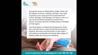 Whats better for soothing Arthritis Pain Ice or Heat  Apollo Hospitals [upl. by Iemaj]