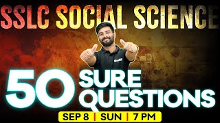 SSLC Social Science Onam Exam  50 Sure Question  Exam Winner SSLC [upl. by Eleanora]